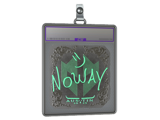 Sticker Slab | noway (Foil) | Austin 2025