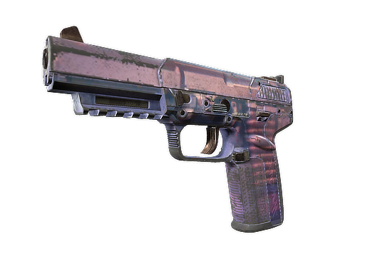 Five-SeveN | Dark Polymer (Battle-Scarred)
