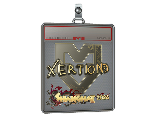 Sticker Slab | xertioN (Gold) | Shanghai 2024