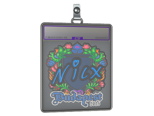 Sticker Slab | nicx (Embroidered) | Budapest 2025