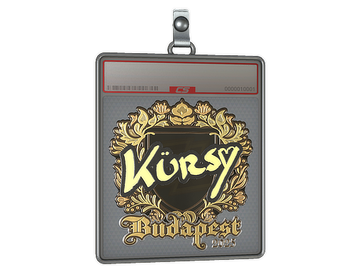 Sticker Slab | Kursy (Gold) | Budapest 2025