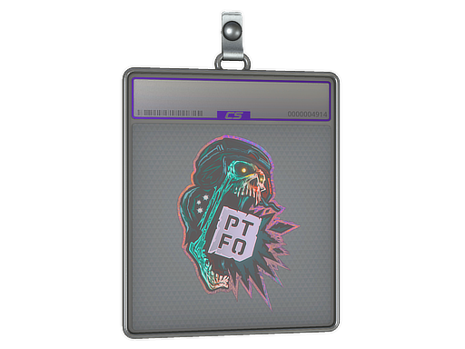 Sticker Slab | PTFO (Holo)