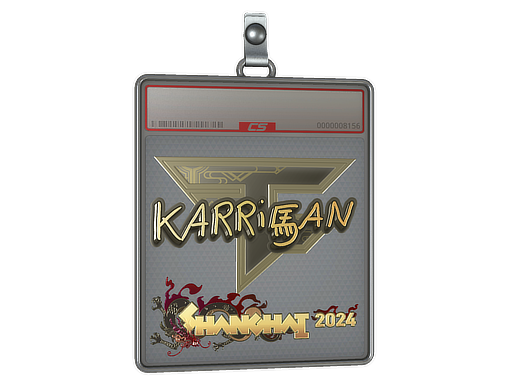 Sticker Slab | karrigan (Gold) | Shanghai 2024