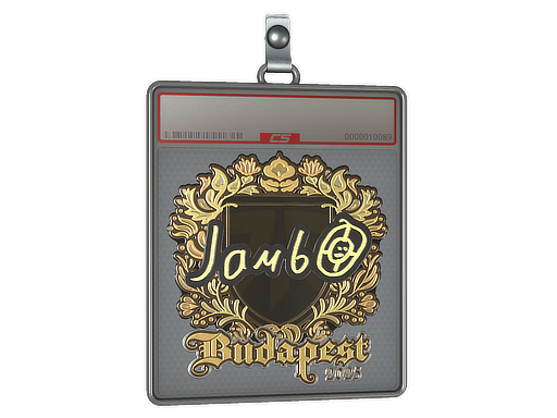 Sticker Slab | jambo (Gold) | Budapest 2025