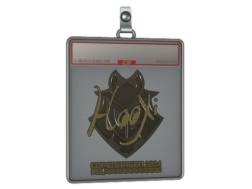 Sticker Slab | HooXi (Gold) | Copenhagen 2024