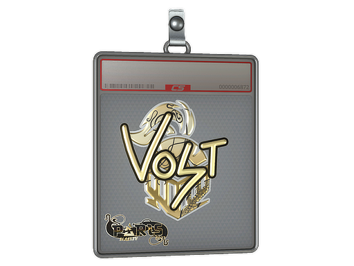 Sticker Slab | volt (Gold) | Paris 2023