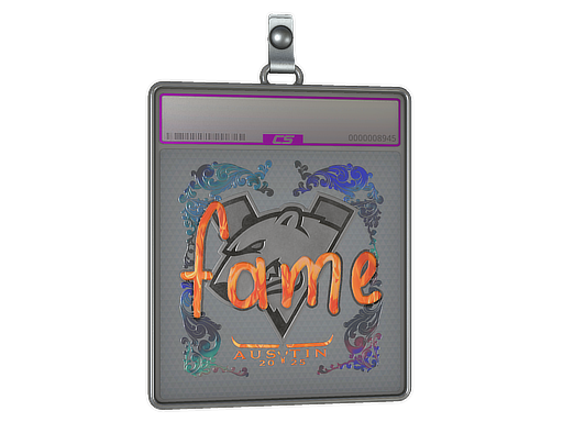 Sticker Slab | fame (Holo) | Austin 2025