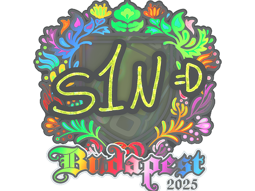 Sticker | s1n (Holo) | Budapest 2025