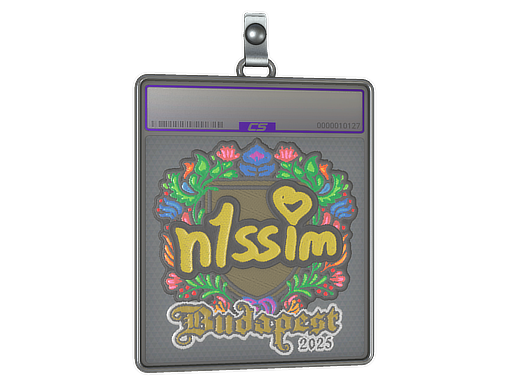 Sticker Slab | n1ssim (Embroidered) | Budapest 2025