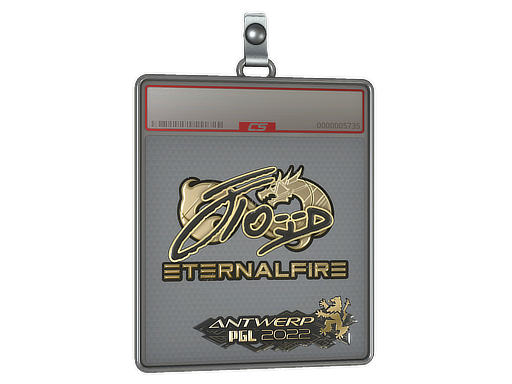 Sticker Slab | xfl0ud (Gold) | Antwerp 2022