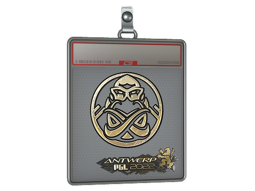 Sticker Slab | ENCE (Gold) | Antwerp 2022