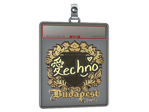 Sticker Slab | Techno4K (Gold) | Budapest 2025