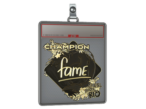 Sticker Slab | fame (Gold, Champion) | Rio 2022