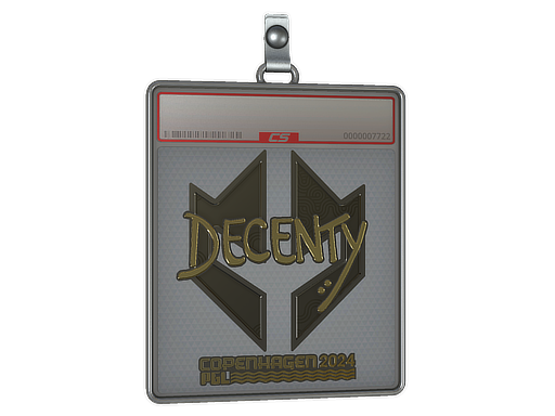 Sticker Slab | decenty (Gold) | Copenhagen 2024