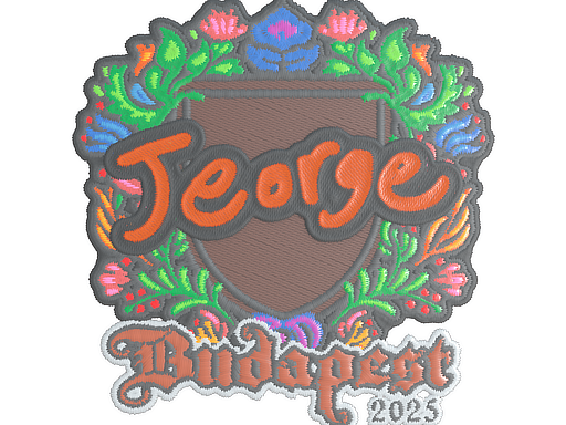 Sticker | jeorge (Embroidered) | Budapest 2025