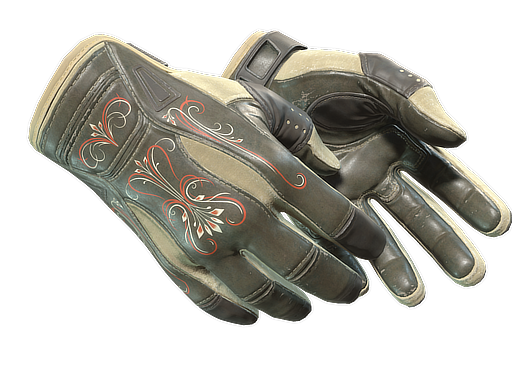 ★ Sport Gloves | Creme Pinstripe (Well-Worn)