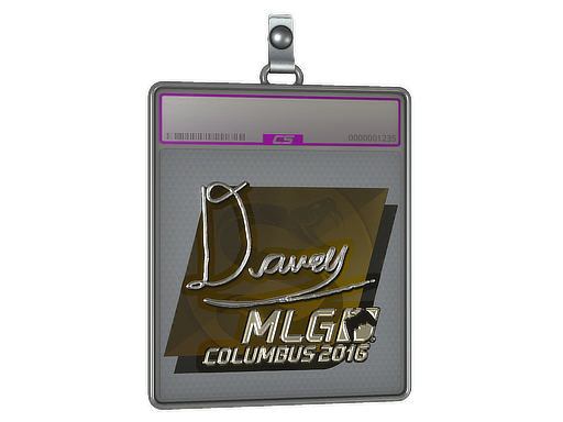 Sticker Slab | DAVEY (Foil) | MLG Columbus 2016