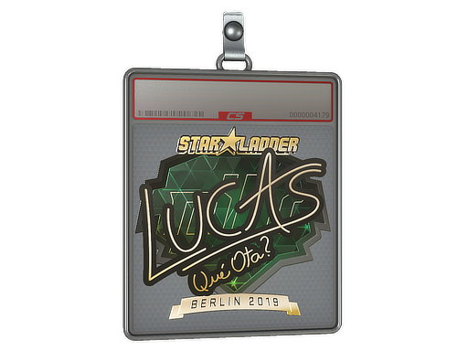 Sticker Slab | LUCAS1 (Gold) | Berlin 2019