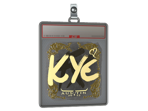 Sticker Slab | kye (Gold) | Austin 2025