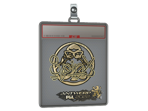 Sticker Slab | Spinx (Gold) | Antwerp 2022