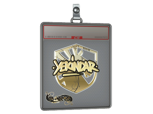 Sticker Slab | YEKINDAR (Gold) | Paris 2023