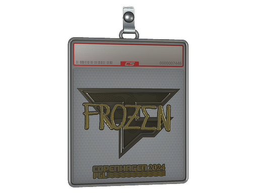 Sticker Slab | frozen (Gold) | Copenhagen 2024