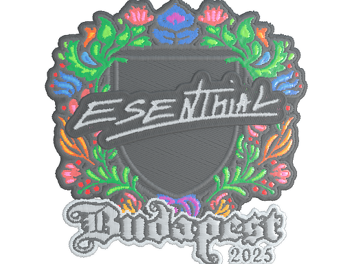 Sticker | esenthial (Embroidered) | Budapest 2025
