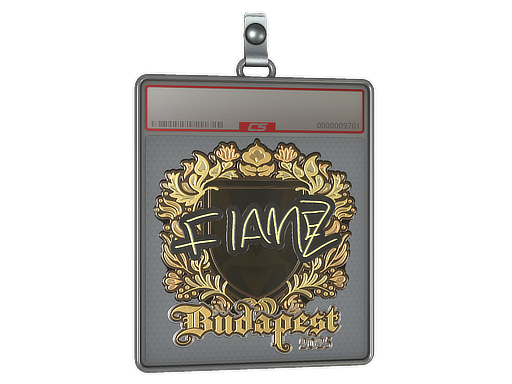 Sticker Slab | FlameZ (Gold) | Budapest 2025