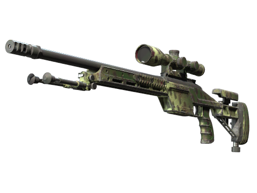 Souvenir SSG 08 | Lichen Dashed (Well-Worn)