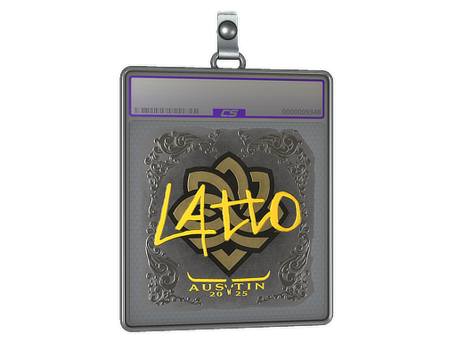 Sticker Slab | latto (Foil) | Austin 2025