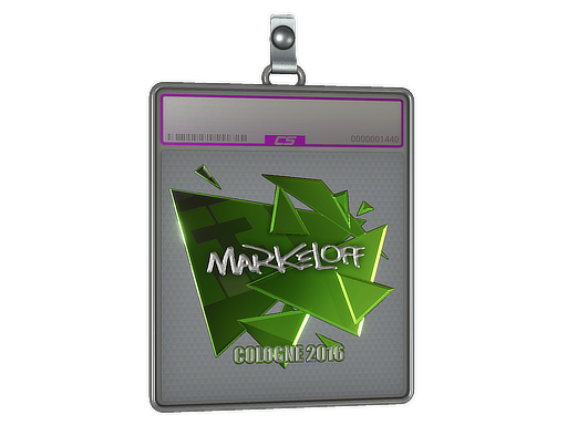 Sticker Slab | markeloff (Foil) | Cologne 2016