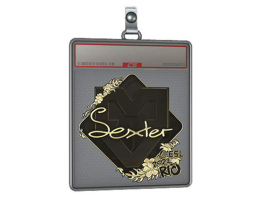Sticker Slab | dexter (Gold) | Rio 2022