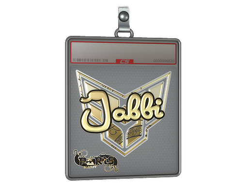 Sticker Slab | jabbi (Gold) | Paris 2023