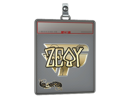 Sticker Slab | zevy (Gold) | Paris 2023