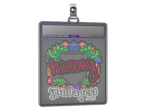 Sticker Slab | History (Embroidered) | Budapest 2025