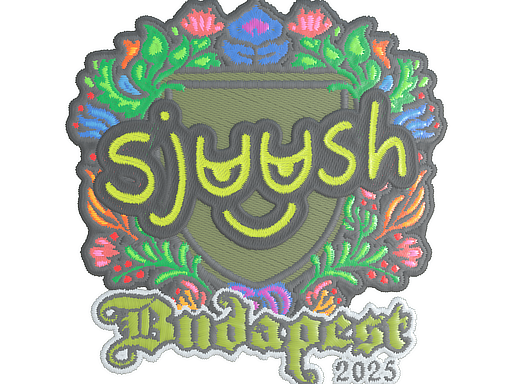 Sticker | sjuush (Embroidered) | Budapest 2025