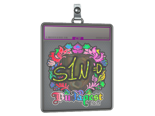 Sticker Slab | s1n (Holo) | Budapest 2025