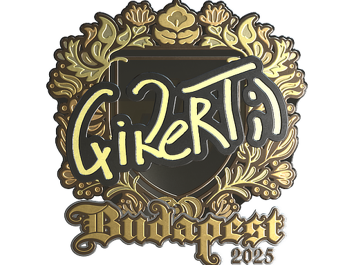 Sticker | qikert (Gold) | Budapest 2025