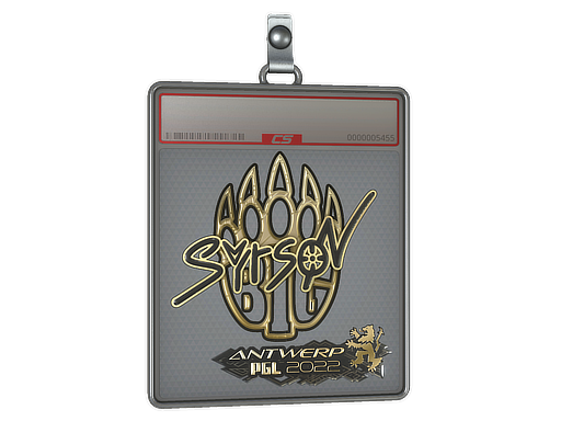 Sticker Slab | syrsoN (Gold) | Antwerp 2022