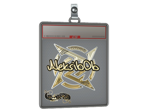 Sticker Slab | Aleksib (Gold) | Paris 2023