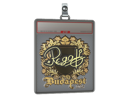 Sticker Slab | regali (Gold) | Budapest 2025