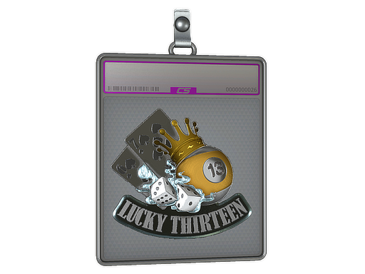 Sticker Slab | Lucky 13 (Foil)