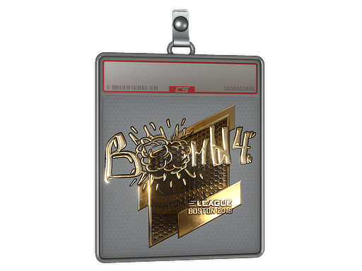 Sticker Slab | Boombl4 (Gold) | Boston 2018