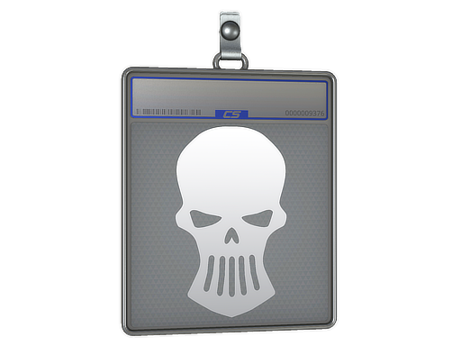 Sticker Slab | Silver Skulls