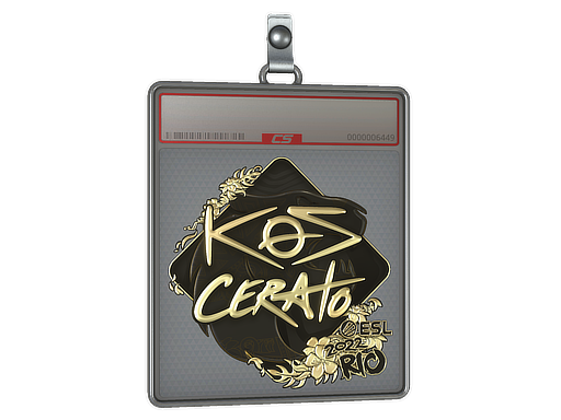 Sticker Slab | KSCERATO (Gold) | Rio 2022