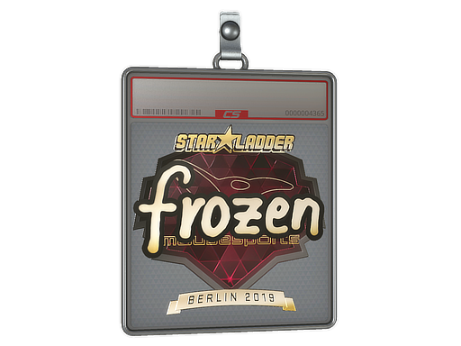 Sticker Slab | frozen (Gold) | Berlin 2019