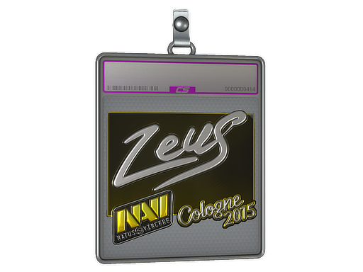 Sticker Slab | Zeus (Foil) | Cologne 2015