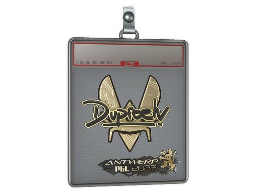 Sticker Slab | dupreeh (Gold) | Antwerp 2022