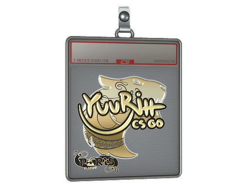 Sticker Slab | yuurih (Gold) | Paris 2023