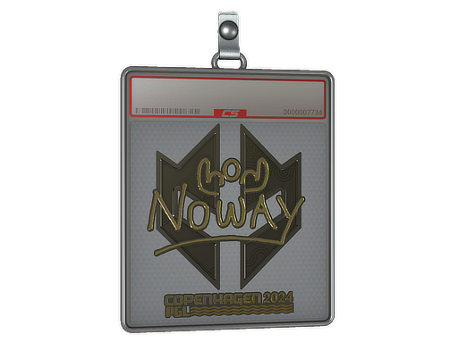 Sticker Slab | noway (Gold) | Copenhagen 2024